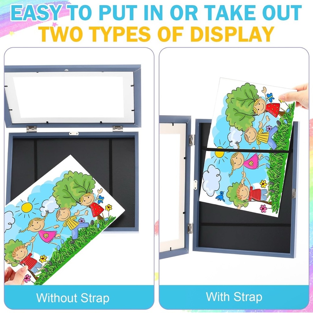 Picture Frame for Art- opens and has a place that you can add art